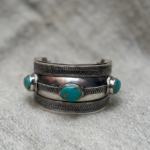 Berber Handmade Filigree Silver Bracelet – Image 2