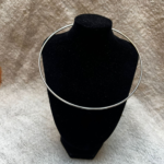 Atlas Pure Silver Torque Necklace