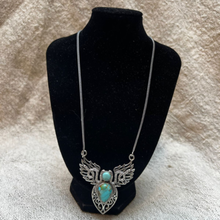 Atlas Silver Heart Talisman Necklace