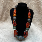 Atlas Fire Coral & Turquoise Necklace