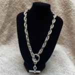 Atlas Silver Chain Statement Necklace