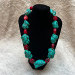 Atlas Turquoise & Coral Spirit Necklace