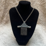 Royal Atlas Indigo Bead Silver Necklace